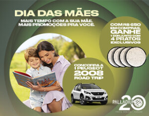 Dia das Mães no Palladium Ponta Grossa: campanha marca início das comemorações dos 20 anos