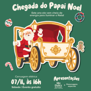 Natal no Palladium terá Papai Noel chegando de carruagem e decoração que desperta os sentidos